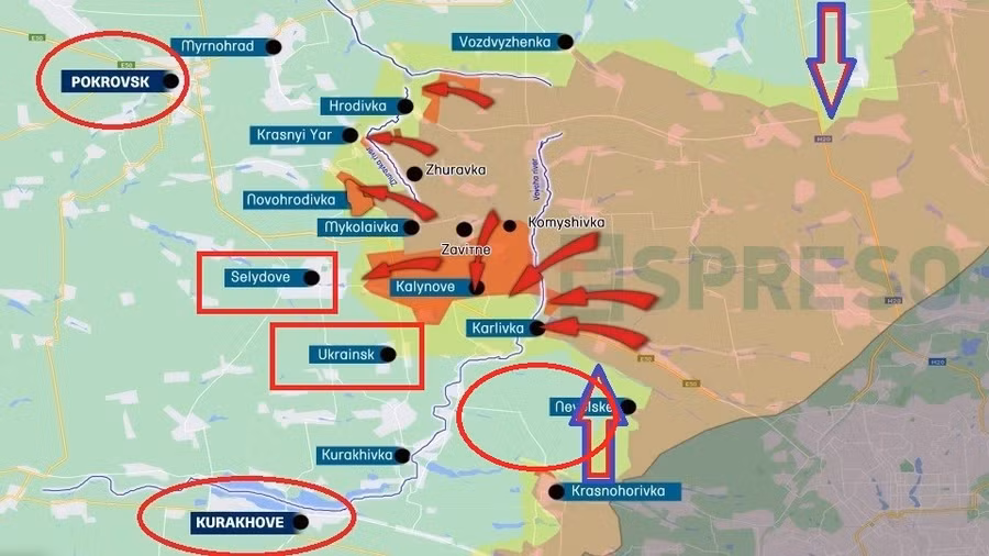 Tình thế lâm nguy khi Nga sắp cắt đôi Donetsk