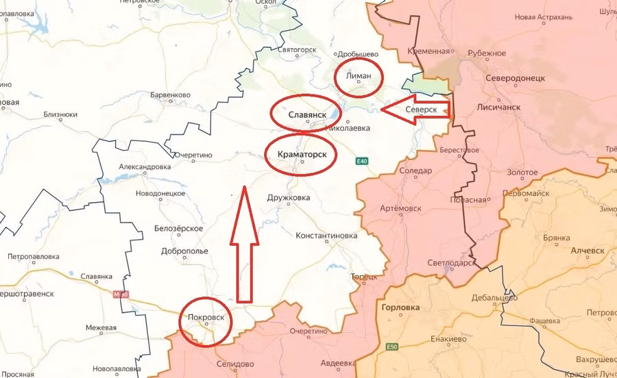 Nga hợp công Kramatorsk từ hai hướng