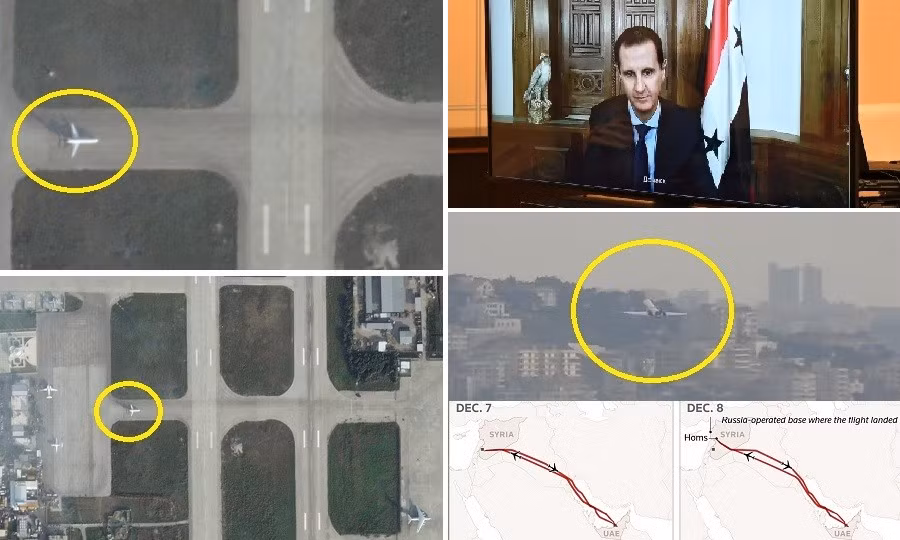 Vén màn cuộc di tản của Tổng thống Syria Bashar al-Assad