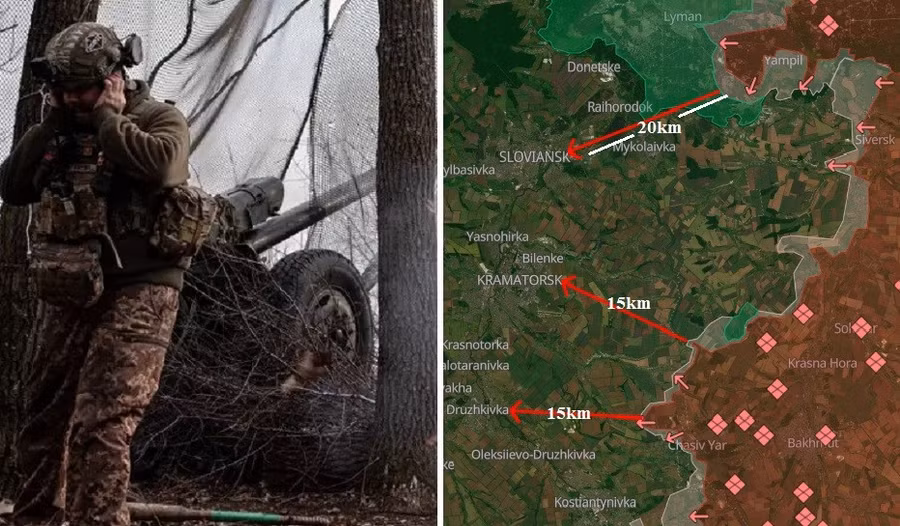Sloviansk sơ tán, Nga tiến sát cứ điểm cuối cùng ở Donetsk