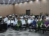 Các bị cáo tại phiên xét xử. Ảnh: Hồng Nguyên