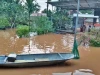 Nhiều khu vực dân cư tại xã Tiên Lục bị ngập.