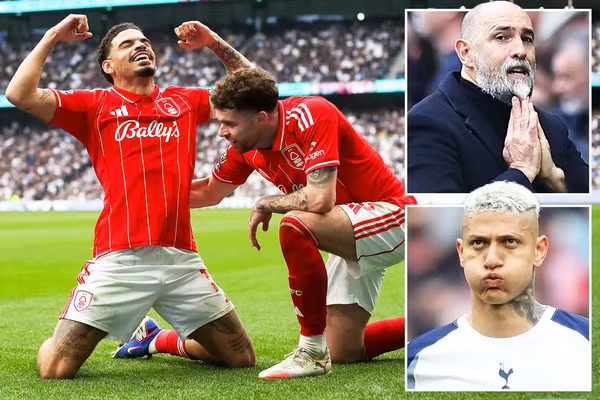 Tottenham thảm bại, tiến sát vực xuống hạng