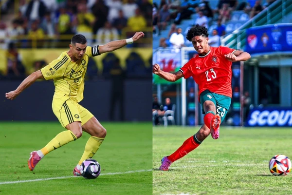 Ronaldo và con trai 'rủ nhau' làm ‘điều đặc biệt’