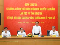 Phó Thủ tướng Nguyễn Văn Thắng chủ trì buổi làm việc.