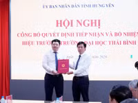 Tiếp nhận và bổ nhiệm PGS.TS Phạm Quốc Thành làm Hiệu trưởng Trường ĐH Thái Bình