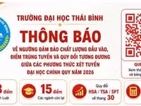 Trường Đại học Thái Bình công bố điểm sàn xét tuyển đại học năm 2026