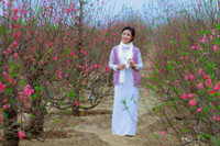 Thieu nu Ha Noi tim ve net tinh khoi xua ben hoa dao - Anh 3