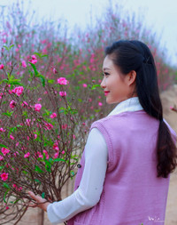 Thieu nu Ha Noi tim ve net tinh khoi xua ben hoa dao - Anh 7