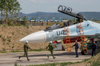 Một ngày với chiến đấu cơ Su-30SM ở vùng Viễn Đông - ảnh 13