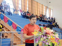 1.000 bạn trẻ xếp hình đất nước trong ngày hội "Tôi yêu Tổ quốc tôi" ảnh 4 1000 ban tre xep hinh dat nuoc trong ngay hoi