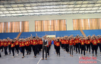 1.000 bạn trẻ xếp hình đất nước trong ngày hội "Tôi yêu Tổ quốc tôi" ảnh 2 1000 ban tre xep hinh dat nuoc trong ngay hoi