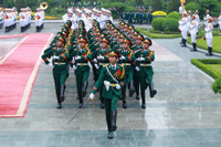 Hinh anh ve le don Nha vua va Hoang hau Nhat Ban tai Ha Noi - Anh 7