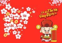 Logo, hinh nen chuc mung nam moi Dinh Dau 2017 dep nhat - Anh 4