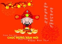 Logo, hinh nen chuc mung nam moi Dinh Dau 2017 dep nhat - Anh 1