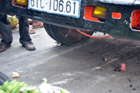 Hiện trường kinh hoàng vụ xe ben “điên” ở TP.HCM ảnh 5 anh: hien truong kinh hoang vu xe ben