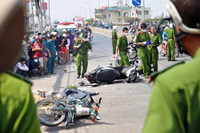 Hiện trường kinh hoàng vụ xe ben “điên” ở TP.HCM ảnh 13 anh: hien truong kinh hoang vu xe ben