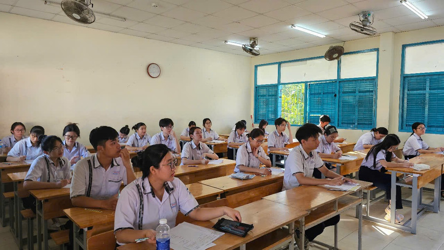 Sóc Trăng có trên 11.500 thí sinh đăng ký dự thi tốt nghiệp THPT năm 2025. (Ảnh: Xuân Lương)