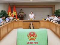 Toàn cảnh buổi làm việc. Ảnh: chinhphu.vn/Thu Sa.