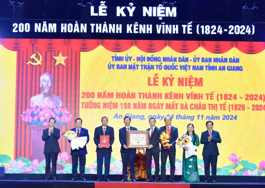 An Giang tổ chức Lễ kỷ niệm 200 năm hoàn thành kênh Vĩnh Tế