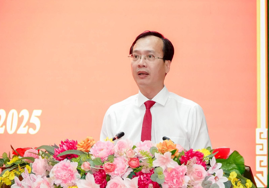 Đồng chí Trần Trí Quang, Phó Bí thư Tỉnh ủy, Chủ tịch UBND tỉnh Vĩnh Long.