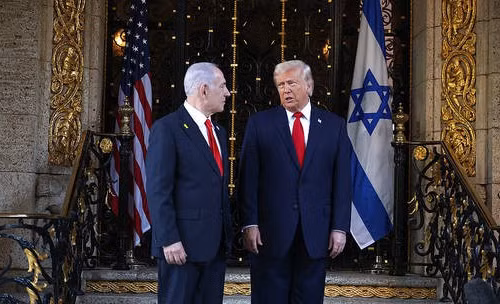 Thủ tướng Israel Benjamin Netanyahu và Tổng thống Mỹ Donald Trump.