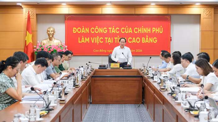 Phó Thủ tướng Lê Tiến Châu làm việc tại tỉnh Cao Bằng.