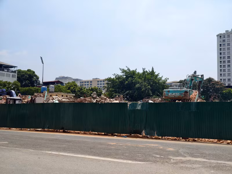 Việc phá dỡ dự kiến hoàn thành trước ngày 15/8. a4.jpg