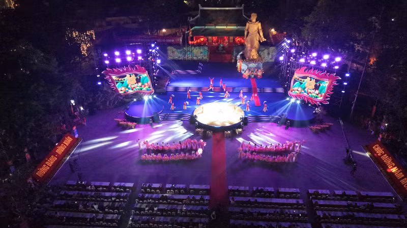 Lần đầu áp dụng công nghệ bán thực cảnh tại Lễ hội Gò Đống Đa