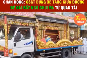Hình ảnh thông tin bịa đặt lan truyền trên mạng xã hội. (Ảnh: cắt từ clip)