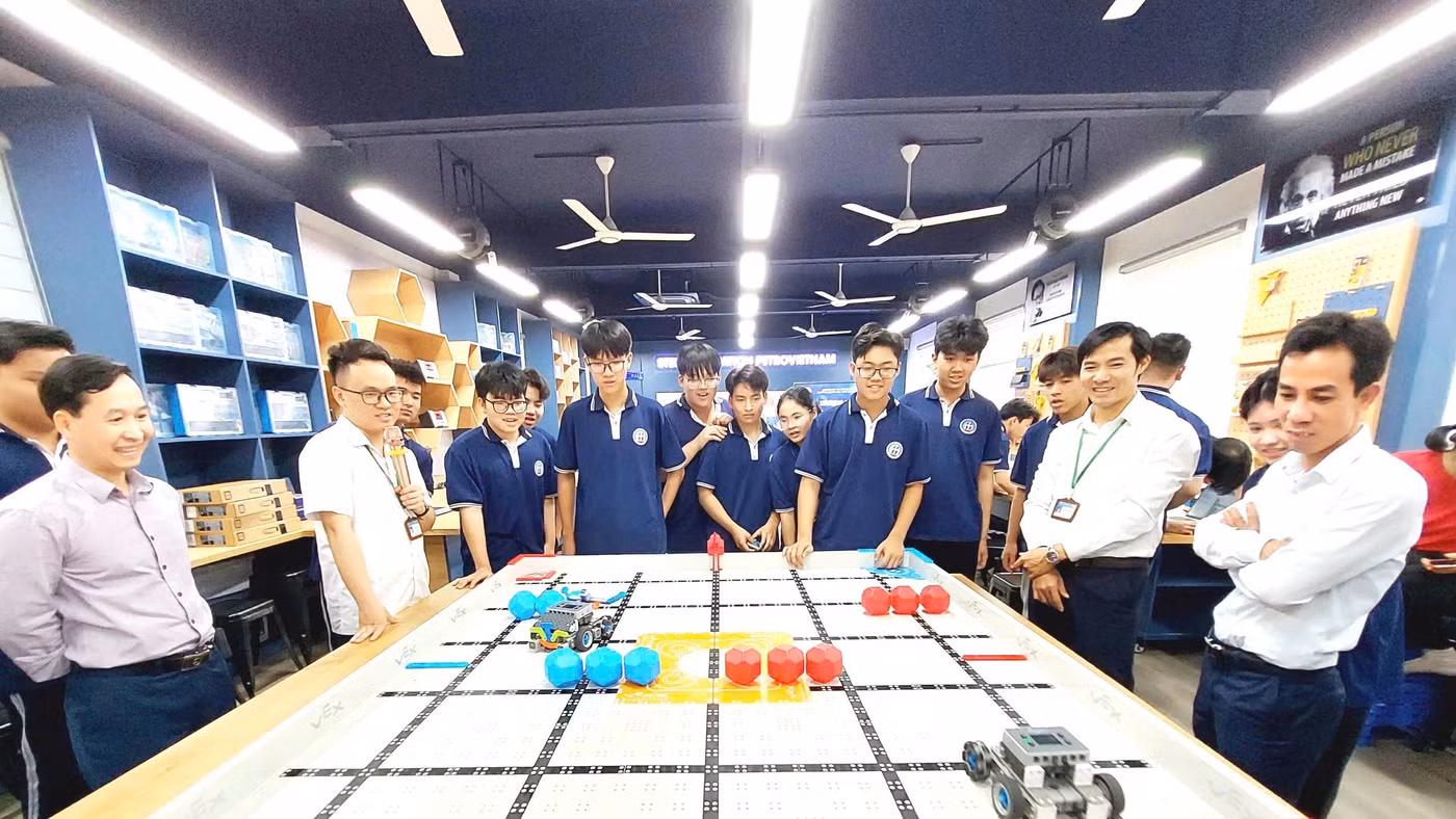 Phòng STEM tại Trường THPT Hạ Hòa, tỉnh Phú Thọ.