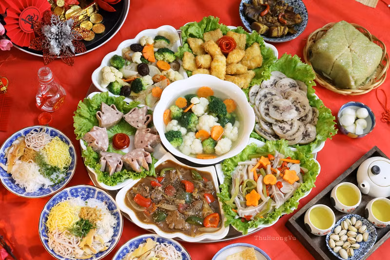 Những mâm cỗ cúng Rằm tháng Giêng vừa ngon, vừa đẹp mắt 