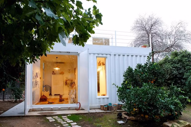 Thiết kế dạng homestay nhỏ xinh và cũng tiện lợi. Mê mẩn những mẫu nhà container vừa đẹp vừa tiết kiệm chi phí