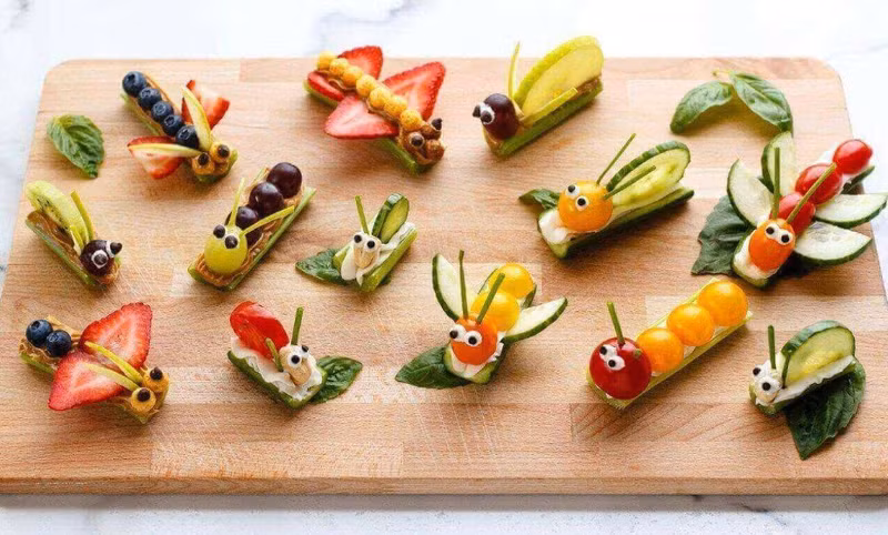 Những con vật đáng yêu cắt tỉa từ nhiều loại quả. Cách làm con vật từ hoa quả siêu đáng yêu bày cỗ Trung thu