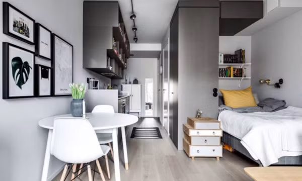 Những người độc thân ưa thích những ngôi nhà thiết kế đơn giản, tinh tế nhưng không kém phần độc đáo. Những thiết kế nhà nhỏ cực xinh và tiện ích cho người độc thân