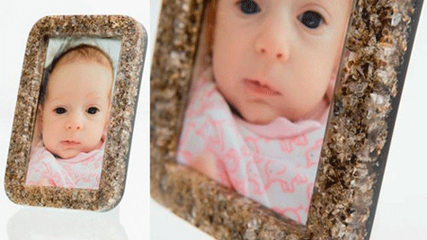 Khung ảnh được làm từ nhau thai Làm vật trang trì bằng nhau thai