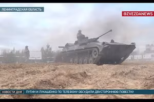 Xem xe tăng khu vực Leningrad huấn luyện tích cực trước trận chiến