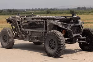 Xe robot ULTRA trong cuộc tập trận Agile Spirit 25 tại Krtsanisi, Georgia. Ảnh: Quân đội Hoa Kỳ