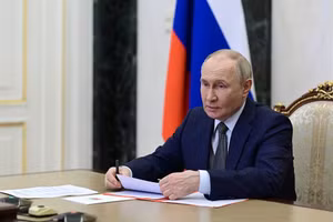 Tổng thống Nga Vladimir Putin.