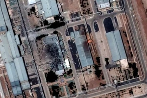 Ảnh vệ tinh cho thấy thiệt hại công trình mới trên diện rộng tại cơ sở Isfahan của Iran sau các cuộc không kích của Mỹ, ngày 22/6. Ảnh: Maxar Technologies