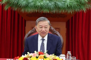 Tổng Bí thư Tô Lâm điện đàm với Chủ tịch Hội đồng châu Âu Antonio Costa. (Ảnh: Thống Nhất/TTXVN).