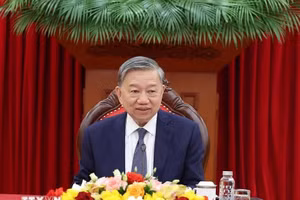 Tổng Bí thư Tô Lâm điện đàm với Chủ tịch Hội đồng châu Âu Antonio Costa. (Ảnh: Thống Nhất/TTXVN).