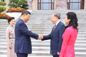 Lễ đón Tổng Bí thư, Chủ tịch nước Tô Lâm và Phu nhân thăm cấp Nhà nước tới Trung Quốc