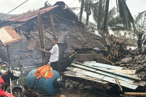 Chùm ảnh đường đi hủy diệt của siêu bão Manyi tại Philippines