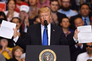 Tổng thống Mỹ Donald Trump.