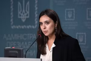 Bà Yulia Mendel, cựu thư ký báo chí của Tổng thống Ukraine Volodymyr Zelensky,