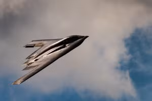 Máy bay ném bom B-2 của Mỹ.