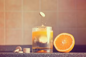 Vitamin C có thể cung cấp khả năng bảo vệ chi phí thấp chống lại các hạt trong không khí. Ảnh: Depositphotos