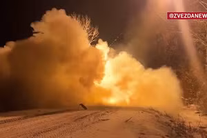 Video ‘lửa mặt trời’ TOS-1A Solntsepek thiêu rụi đối phương ở Kursk