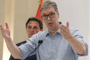Tổng thống Serbia Aleksandar Vucic.
